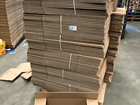 Ca. 105x verzenddozen 61x23x240cm dubbelgolf, bruin - afbeelding 1 van  4