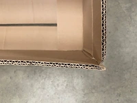 Ca. 105x verzenddozen, dubbelgolf, bruin, 61x23x24cm - afbeelding 3 van  4