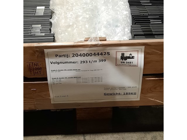 Ca. 106x laptop, lenovo, o.a. thinkpad x1 yoga - afbeelding 3 van  11