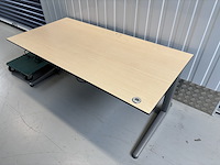 Ca. 107x bureau, ahrend, lichte houtkleur - afbeelding 4 van  11