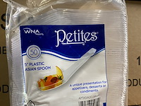 Ca. 10800x fingerfood - amuselepels verpakt per 50 stuks, transparant - afbeelding 2 van  3