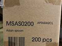 Ca. 10800x fingerfood - amuselepels verpakt per 50 stuks, transparant - afbeelding 3 van  3