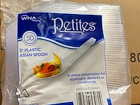 Ca. 10800x fingerfood - amuselepels verpakt per 50 stuks, transparant - afbeelding 2 van  4