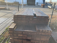 Ca. 108x angelim pedra balken fijnbezaagd, 55x105mm, lengte 31/160cm, 76/190cm - afbeelding 1 van  3