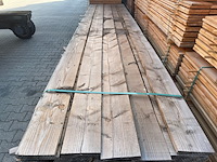Ca. 108x douglas planken fijnbezaagd, 22x200mm, lengte 500cm - afbeelding 1 van  3