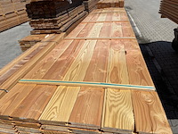 Ca. 108x douglas wisselsponning, 18x190mm, lengte 500cm - afbeelding 1 van  3