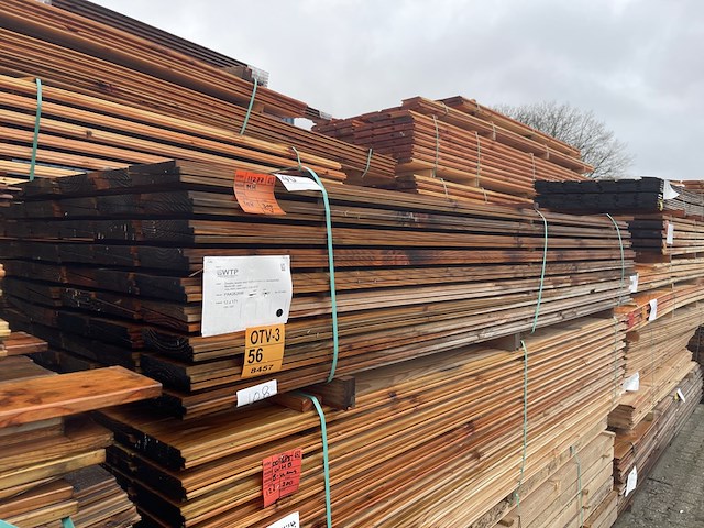 Ca. 108x douglas zweeds rabat, 26x190mm, lengte 300cm - afbeelding 2 van  3