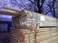 Ca. 108x guyana teak beschoeiingsplanken , 20x100mm, lengte 104/350cm, 4/400cm - afbeelding 4 van  4