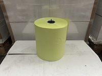 Ca. 108x handdoekrol hpg matic 100% cellulose groen 2 laags 21 cm 150 meter, groen - afbeelding 1 van  3