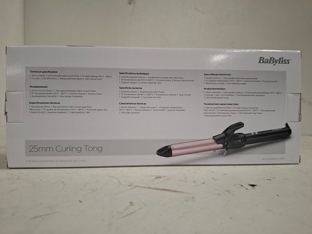 Ca 108x krultang babyliss, c325e - afbeelding 3 van  5