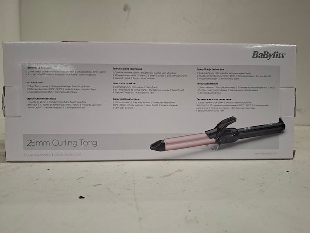 Ca 108x krultang babyliss, c325e - afbeelding 3 van  5