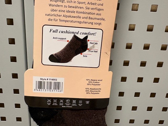 Ca. 108x sokken alpaca, all-season, brown - afbeelding 5 van  5