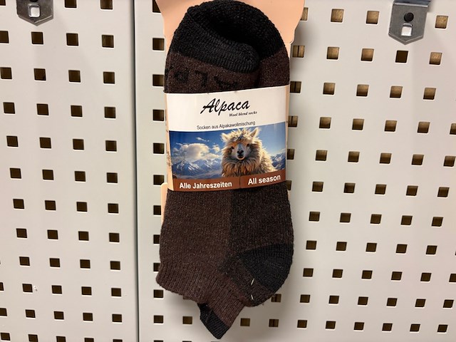 Ca. 108x sokken alpaca, all-season, brown - afbeelding 2 van  5
