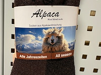 Ca. 108x sokken alpaca, all-season, brown - afbeelding 3 van  5
