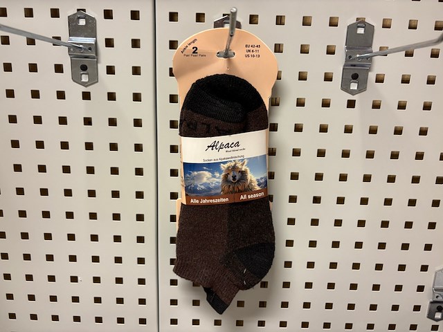 Ca. 108x sokken alpaca, all-season, brown - afbeelding 1 van  5