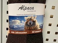 Ca. 108x sokken alpaca, all-season, brown - afbeelding 3 van  3