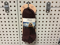 Ca. 108x sokken alpaca, all-season, burgundy - afbeelding 1 van  6