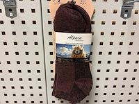Ca. 108x sokken alpaca, all-season, burgundy - afbeelding 2 van  6