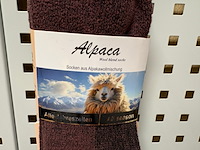 Ca. 108x sokken alpaca, all-season, burgundy - afbeelding 3 van  6