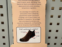 Ca. 108x sokken alpaca, all-season, burgundy - afbeelding 6 van  6