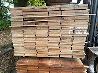 Ca. 109x angelim pedra beschoeiingsplanken, 20x150mm, lengte 4/300cm, 105/350cm - afbeelding 3 van  3