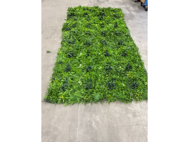 Ca. 10m2 kunsthaag, groen - afbeelding 1 van  7