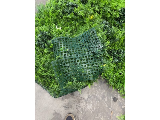 Ca. 10m2 kunsthaag, groen - afbeelding 6 van  7