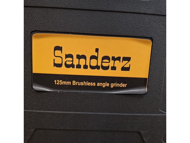 Ca. 10x accu haakse slijper 125 mm, brushless, geel - afbeelding 9 van  9