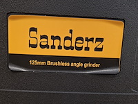 Ca. 10x accu haakse slijper 125 mm, brushless, geel - afbeelding 9 van  9