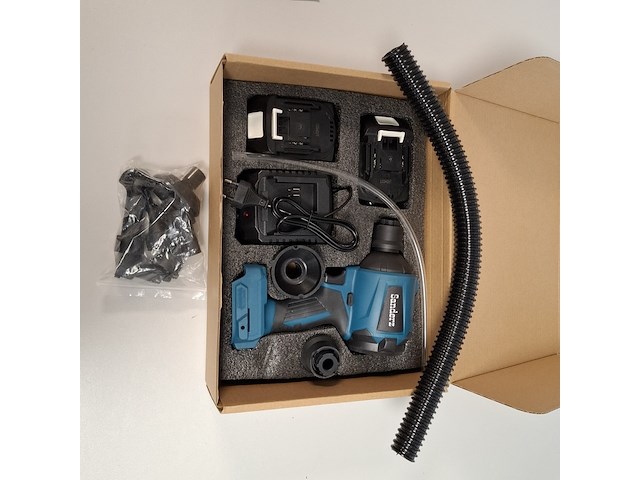 Ca. 10x accu stofblazer, blauw - afbeelding 6 van  8