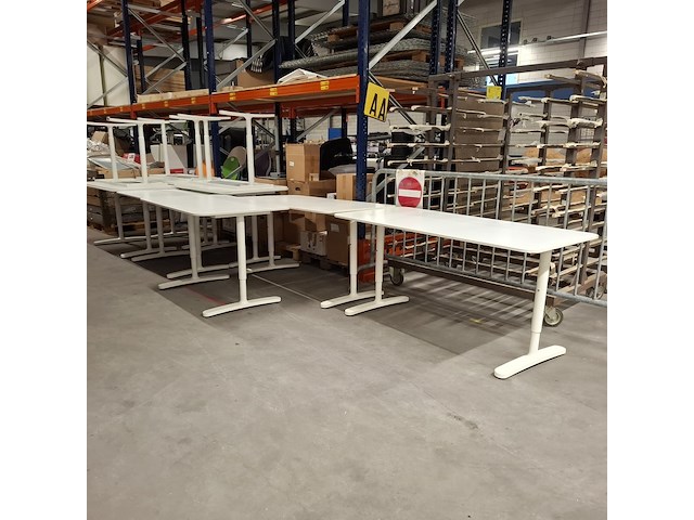 Ca. 10x bureau, ikea, wit - afbeelding 1 van  15