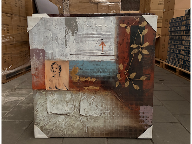 Ca. 10x canvas schilderij modern 80x80 - afbeelding 1 van  4