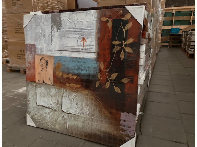 Ca. 10x canvas schilderij modern 80x80 - afbeelding 4 van  4