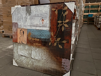 Ca. 10x canvas schilderij modern 80x80 - afbeelding 4 van  4