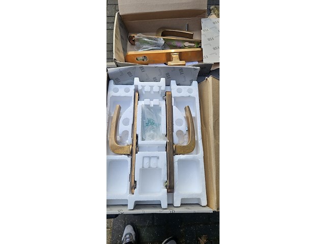 Ca. 10x deurbeslag, fsb, messing - afbeelding 7 van  8