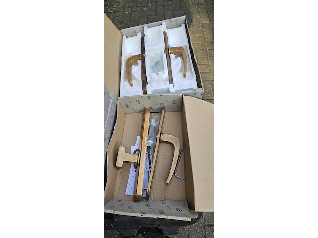 Ca. 10x deurbeslag, fsb, messing - afbeelding 8 van  8