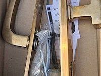 Ca. 10x deurbeslag, fsb, messing - afbeelding 9 van  10