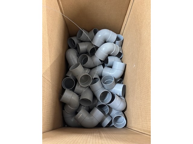 Ca. 10x doos bochten, wavin wadal - afbeelding 1 van  12