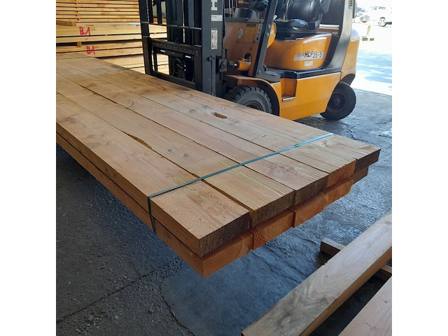 Ca. 10x douglas balk, 7 x 22,5 x 410 cm - afbeelding 5 van  6