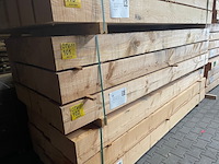 Ca. 10x douglas balken fijnbezaagd, 150x150mm, lengte 300cm - afbeelding 4 van  4