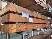 Ca. 10x douglas balken fijnbezaagd, 200x200mm, lengte 300cm - afbeelding 4 van  4