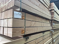 Ca. 10x douglas balken fijnbezaagd, 200x200mm, lengte 300cm - afbeelding 4 van  4