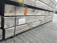 Ca. 10x douglas balken fijnbezaagd, 200x200mm, lengte 400cm - afbeelding 4 van  4