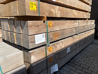 Ca. 10x douglas balken fijnbezaagd, 200x200mm, lengte 400cm - afbeelding 4 van  4