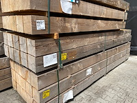 Ca. 10x douglas balken fijnbezaagd, 200x200mm, lengte 400cm - afbeelding 4 van  4