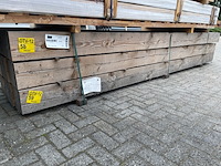 Ca. 10x douglas balken fijnbezaagd, 200x200mm, lengte 400cm - afbeelding 4 van  4