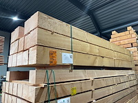 Ca. 10x douglas balken fijnbezaagd, 200x200mm, lengte 400cm - afbeelding 4 van  4