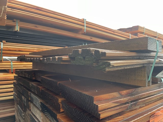 Ca. 10x douglas design- triple- deens profiel, 22x142mm, lengte 500cm - afbeelding 3 van  3