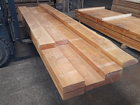 Ca. 10x douglas regel, 7,5 x 22,5 x 300 cm en 7,5 x 22,5 x 400 cm - afbeelding 1 van  6