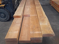 Ca. 10x douglas regel, 7,5 x 22,5 x 300 cm en 7,5 x 22,5 x 400 cm - afbeelding 2 van  6
